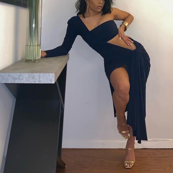 Celeste Dress - Navy - Picture 4 of 4